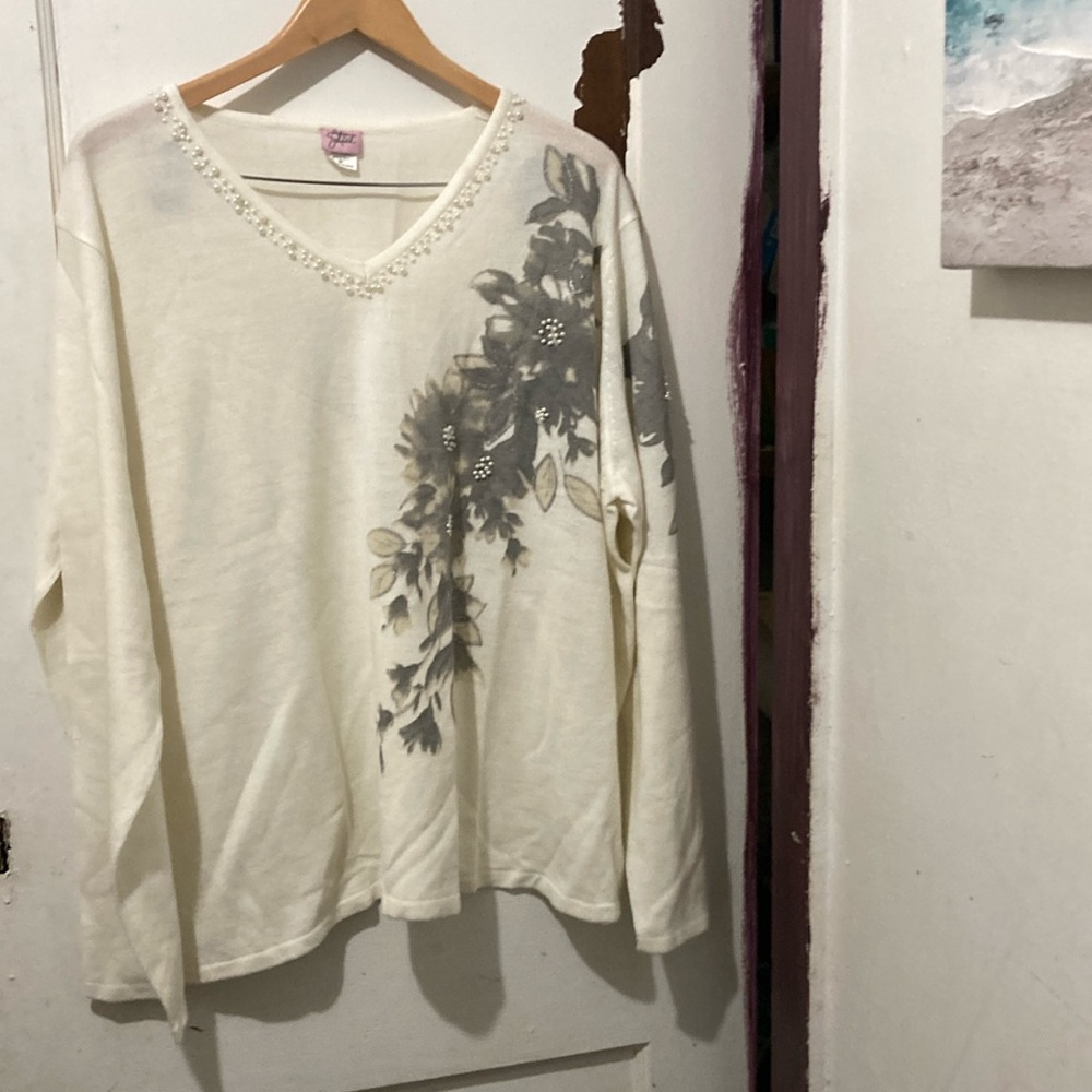 Adrian Delafield Women’s Plus Top size 3X